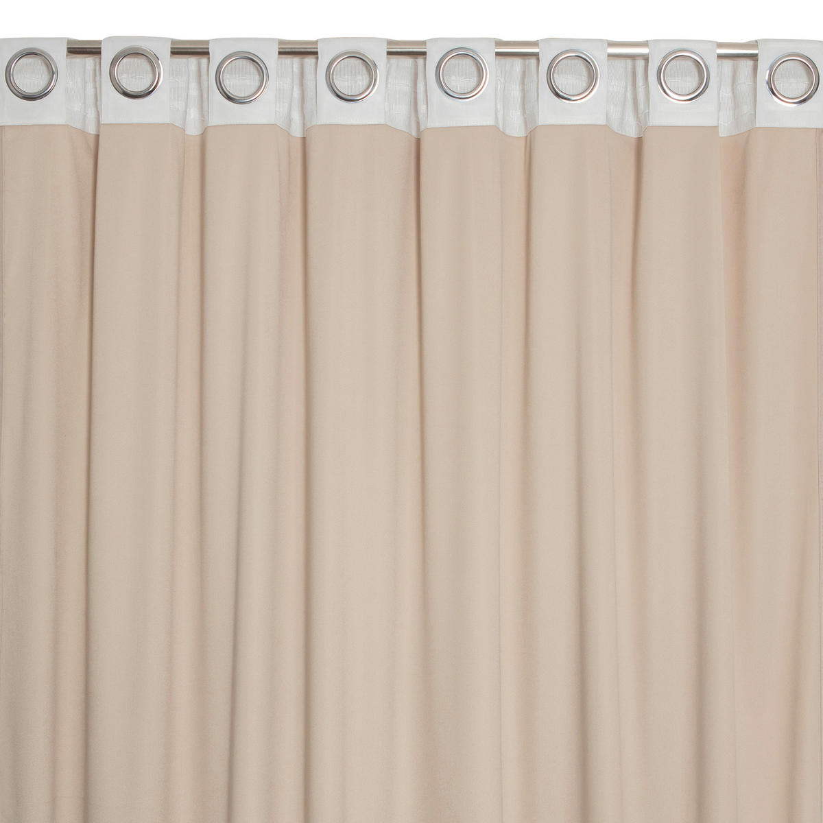 FERTIGVORHANG blickdicht  - Beige, Basics, Textil (135/280cm)