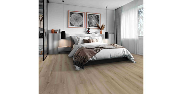 LAMINATBODEN Eiche Montafon Venda Atlas  per  m² - Eichefarben, KONVENTIONELL, Holzwerkstoff (138/24,4/0,8cm) - Venda