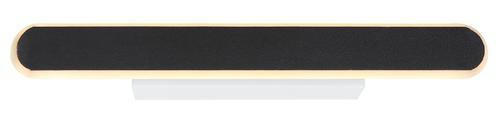 LED-WANDLEUCHTE Victoria 40/6/4,8 cm   - Schwarz, Basics, Kunststoff/Metall (40/6/4,8cm) - Globo