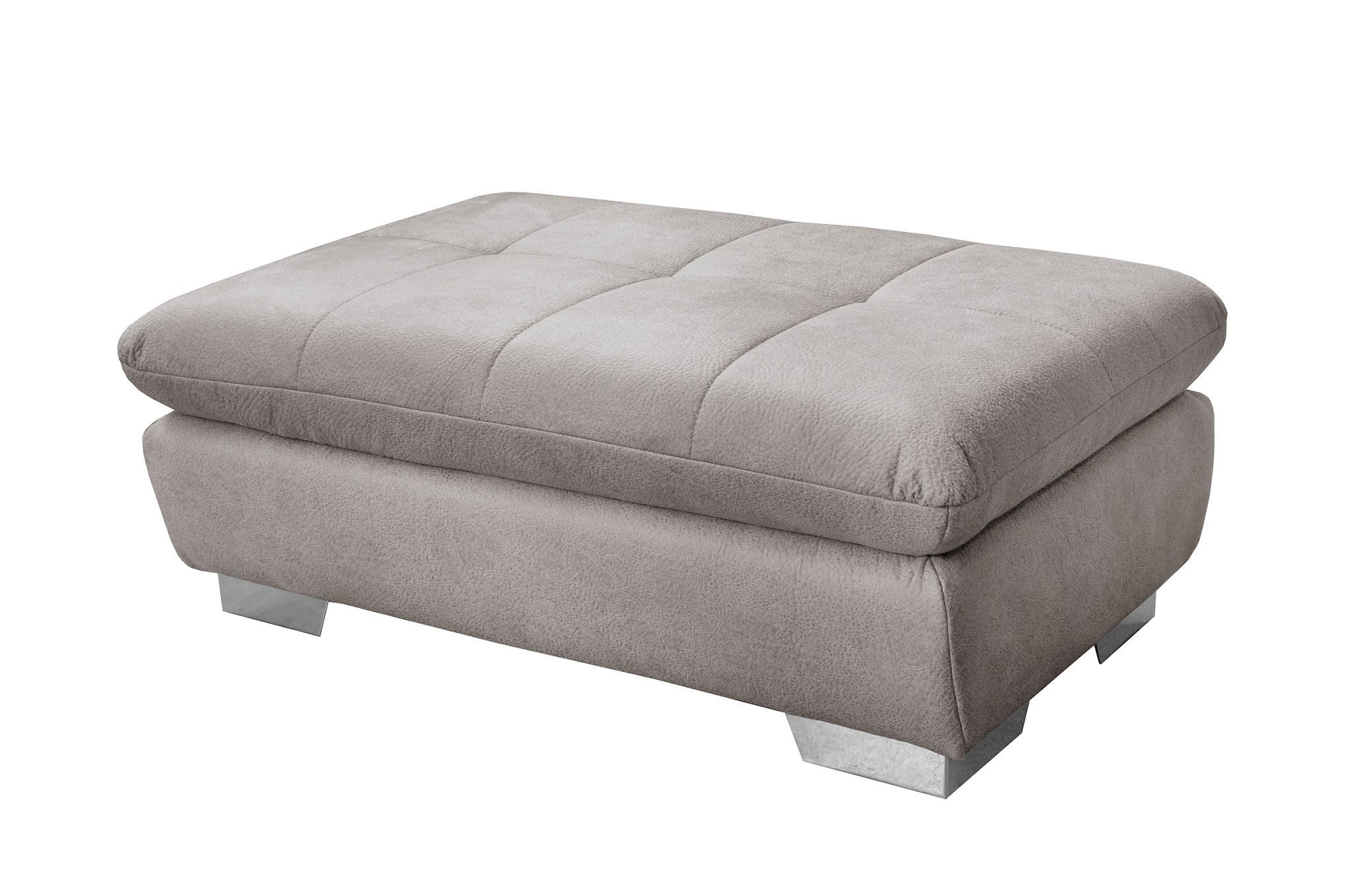 ÜLŐKE - krómszínű/szürke, Basics, textil/fém (106/43/74cm) - Xora