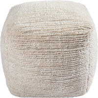 POUF Uni Beige 40/40/40 cm  - Beige/Naturfarben, Trend, Textil (40/40/40cm) - Novel