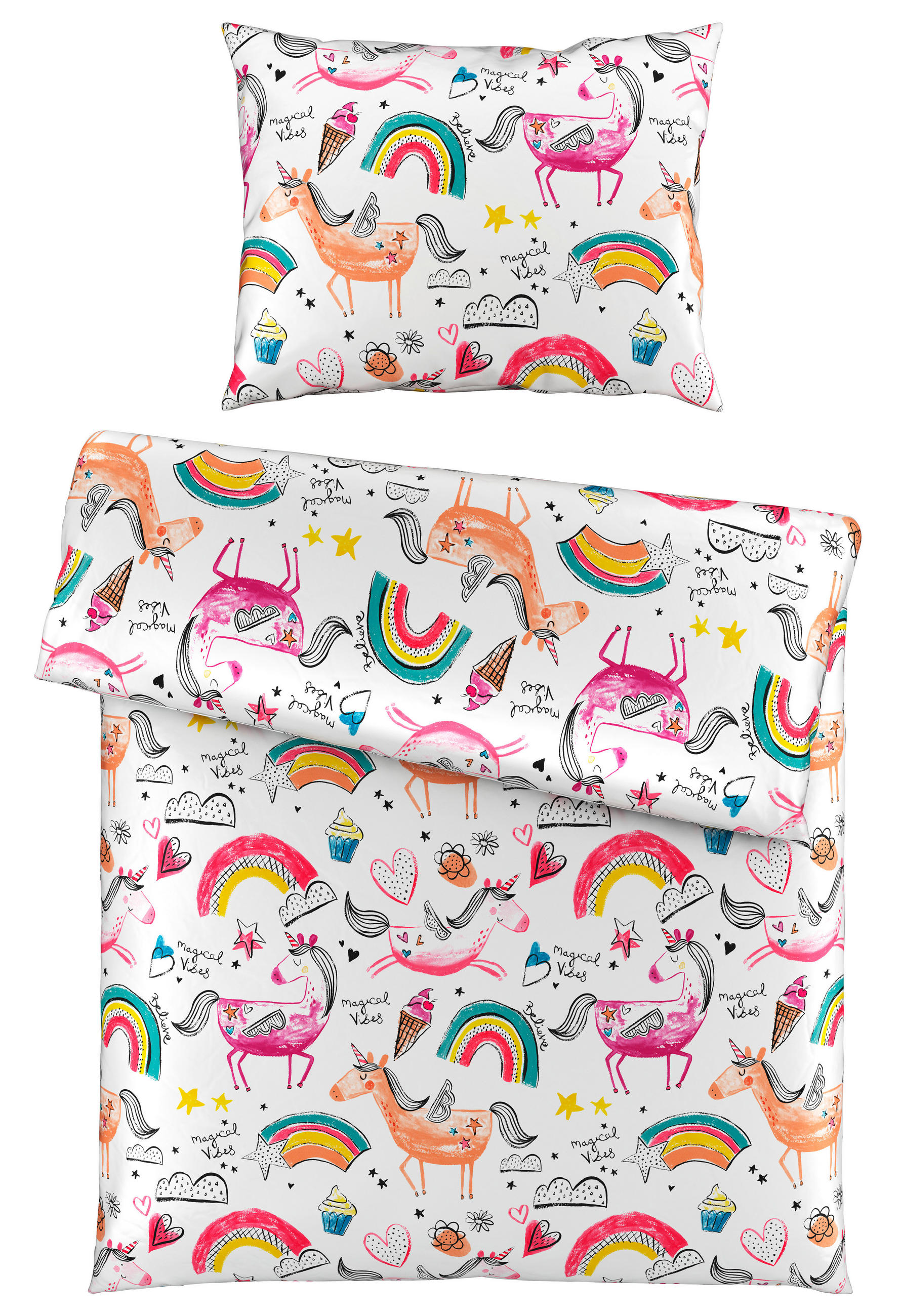 DĚTSKÉ POVLEČENÍ 140/200 cm  - pink, Konvenční, textil (140/200cm) - Ben'n'jen