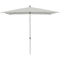 SONNENSCHIRM 210x150 cm Hellgrau  - Silberfarben/Hellgrau, KONVENTIONELL, Textil/Metall (210/150cm) - Glatz