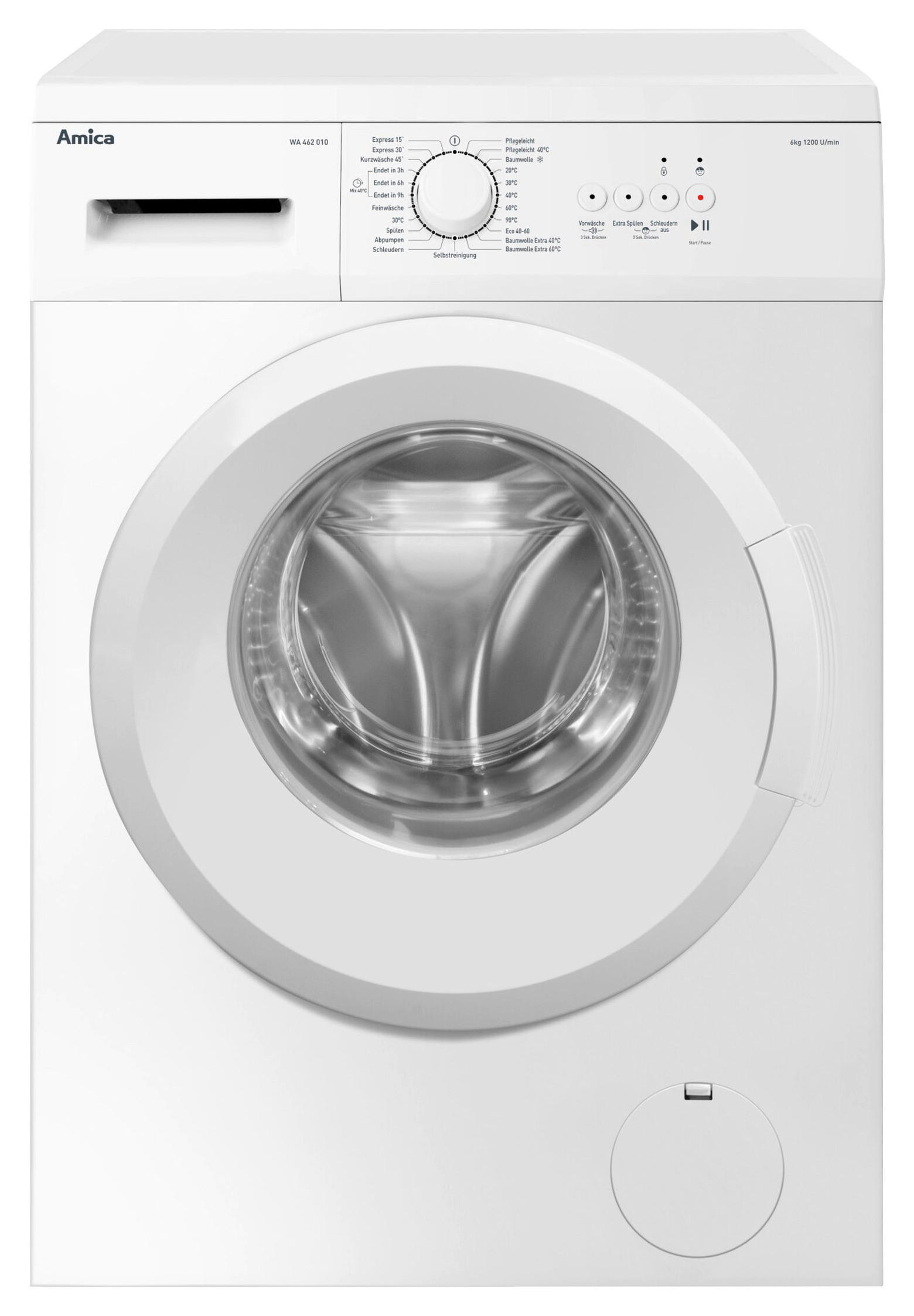 WASCHMASCHINE WA 462 010  - Weiß, Basics, Kunststoff/Metall (59,5/85,0/40,0cm) - Amica