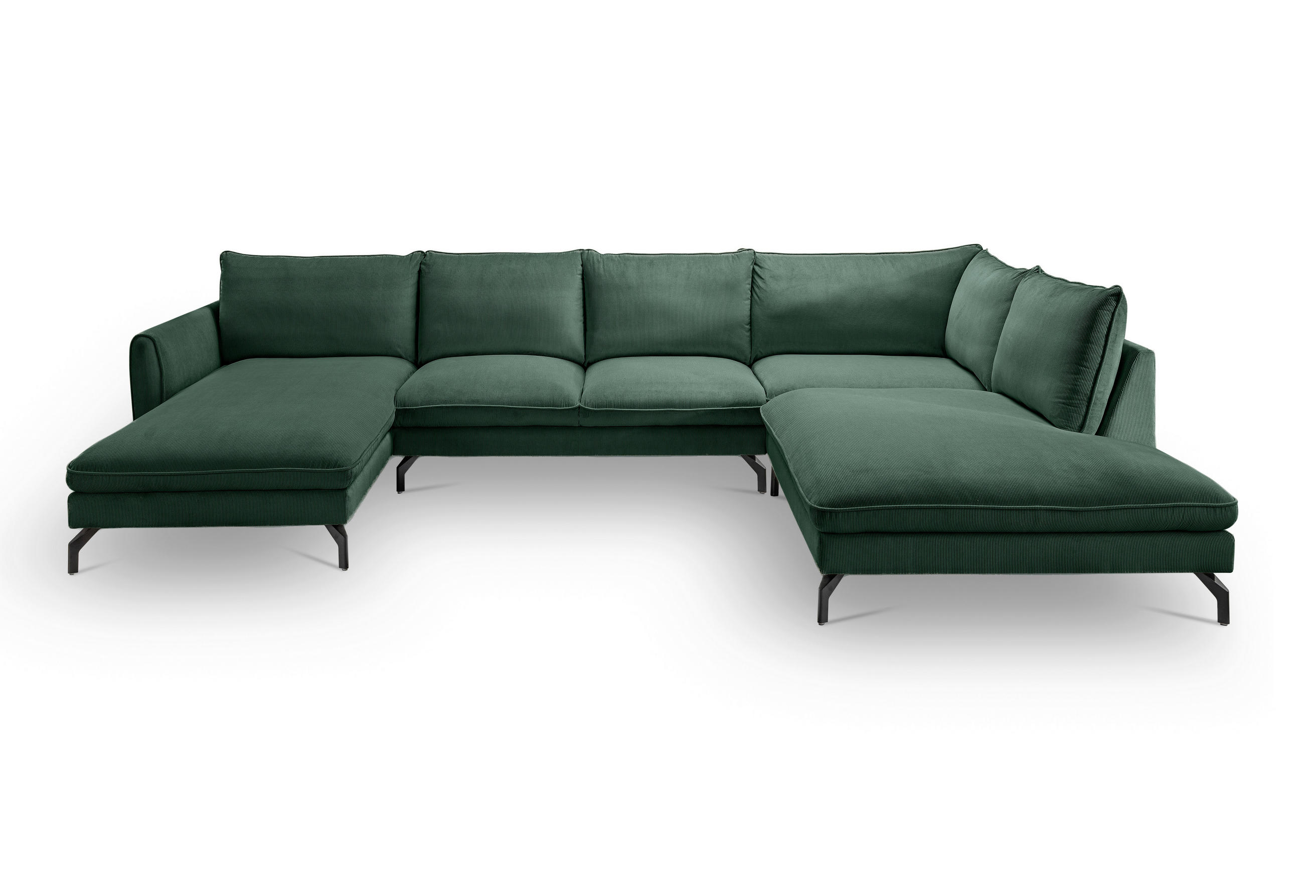 MID.YOU SEDACÍ SOUPRAVA, textil, smaragdově zelená