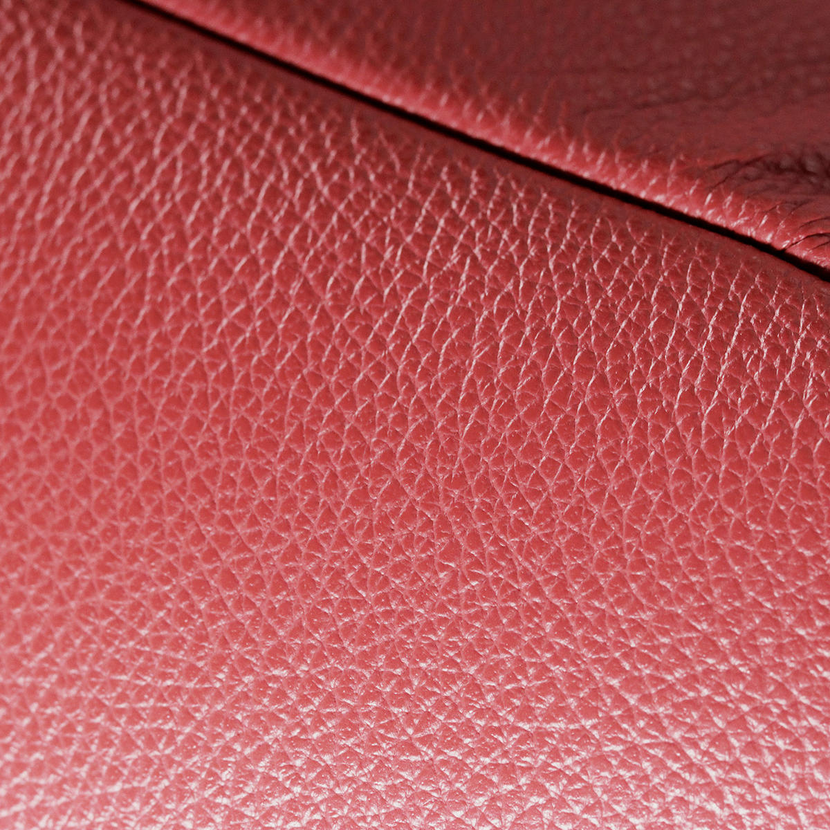 RELAXLIEGE in Echtleder Rot  - Rot/Schwarz, Design, Leder/Metall (65/65-95/171cm) - Livetastic