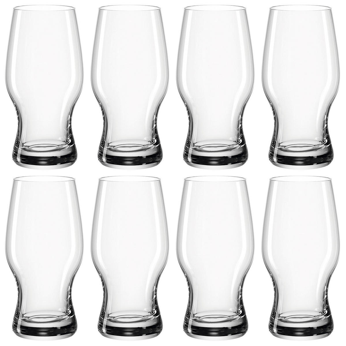 GLÄSERSET Taverna 8-teilig  - Transparent, Basics, Glas (7,50/15,00/7,50cm) - Leonardo
