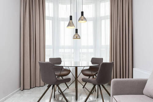 LED-HÄNGELEUCHTE  42/150 cm   - Schwarz, Design, Glas/Metall (42/150cm) - Globo