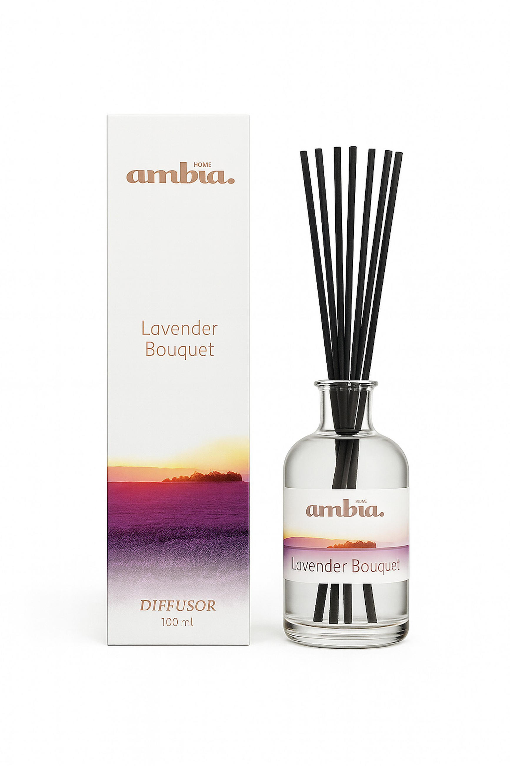 RAUMDUFT  - Grauweiß, Basics, Glas (100ml) - Ambia Home