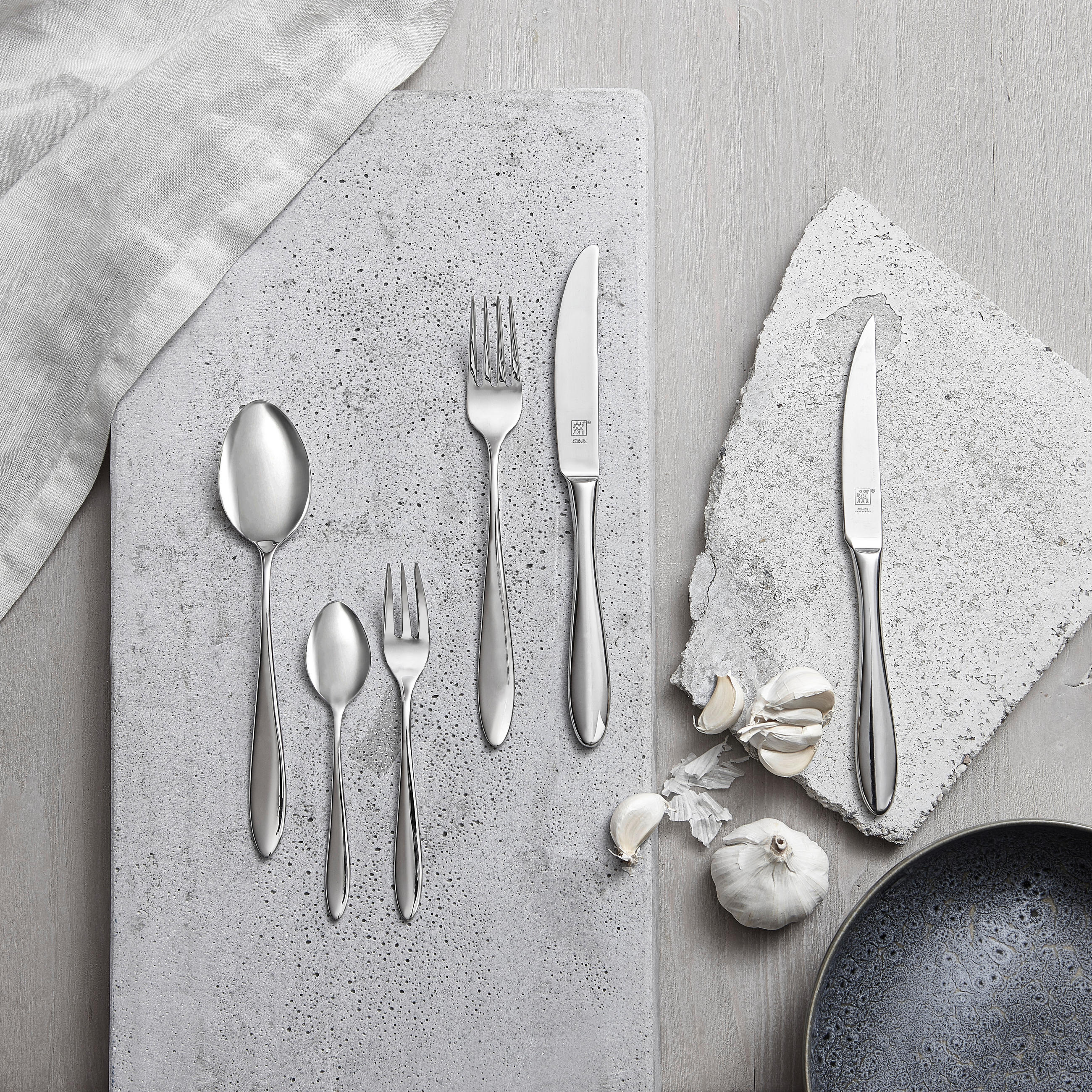 BESTECKSET Beverly 72-teilig Edelstahl  - Silberfarben, Basics, Metall - Zwilling
