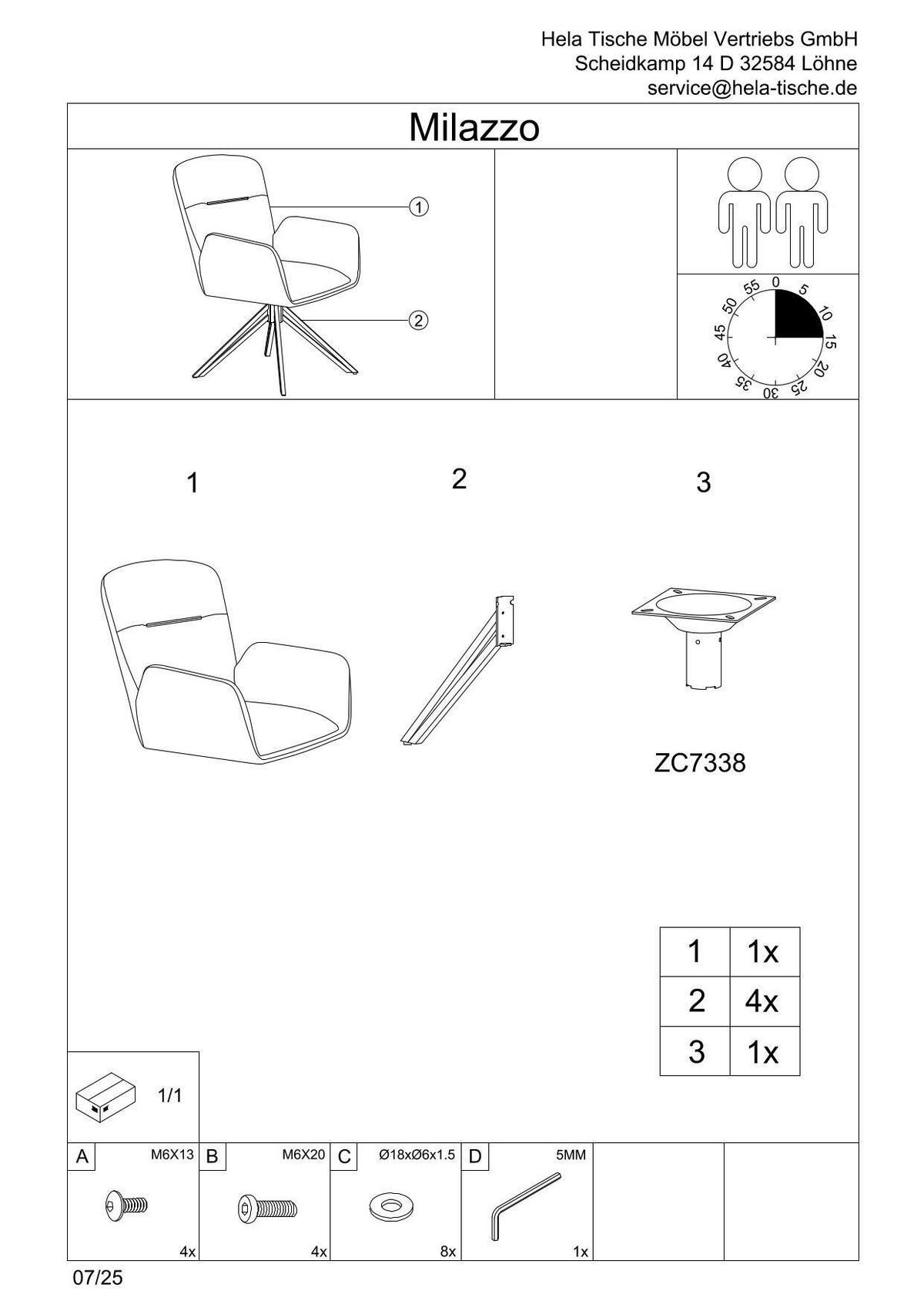ARMLEHNSTUHL-SET 2 Stück  in Stahl Lederlook, Webstoff  - Schwarz, MODERN, Textil/Metall (57/91/67,5cm) - MID.YOU