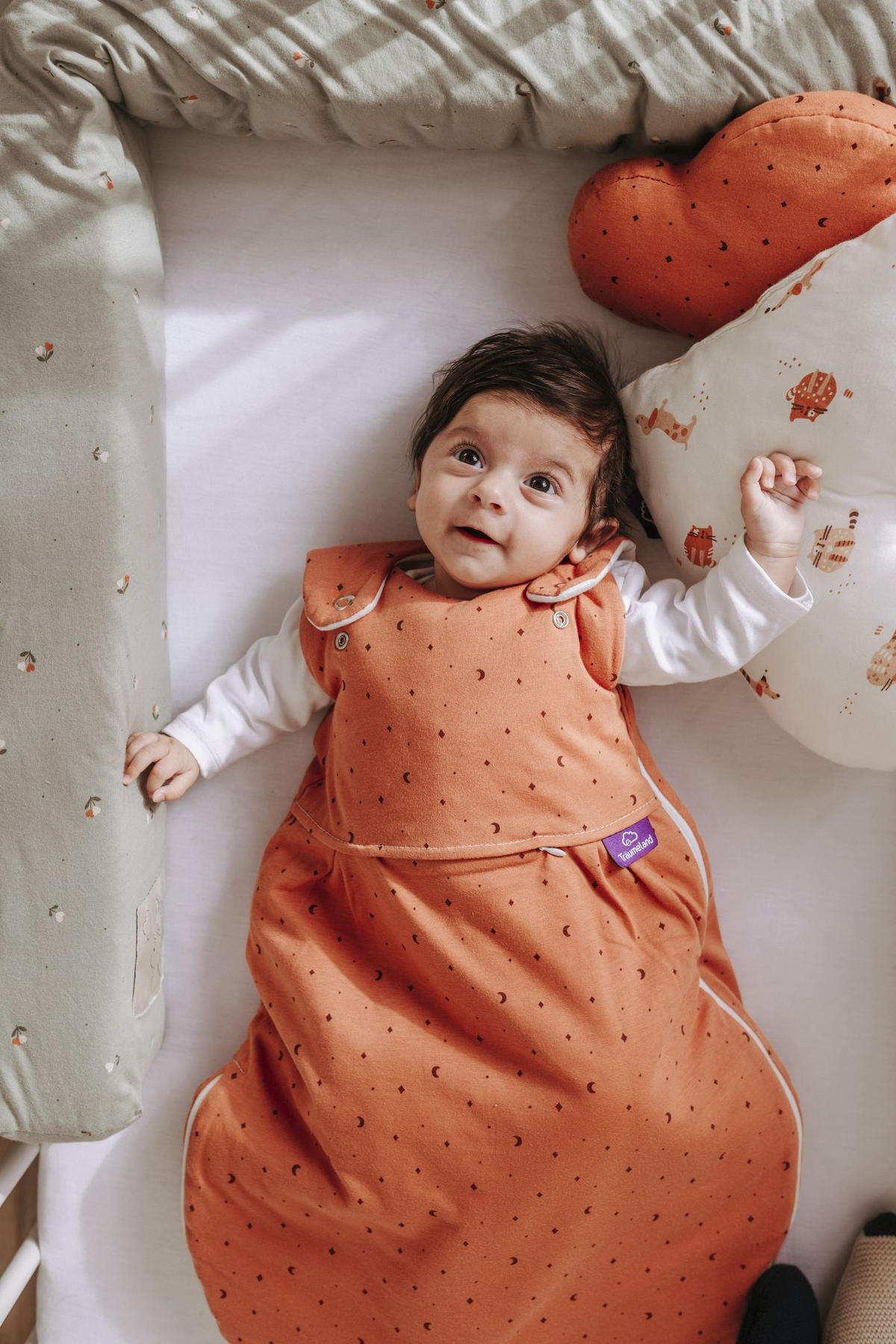 BABYSCHLAFSACK LIEBMICH    68/74   - Rostfarben, Basics, Textil (68/74null) - Träumeland