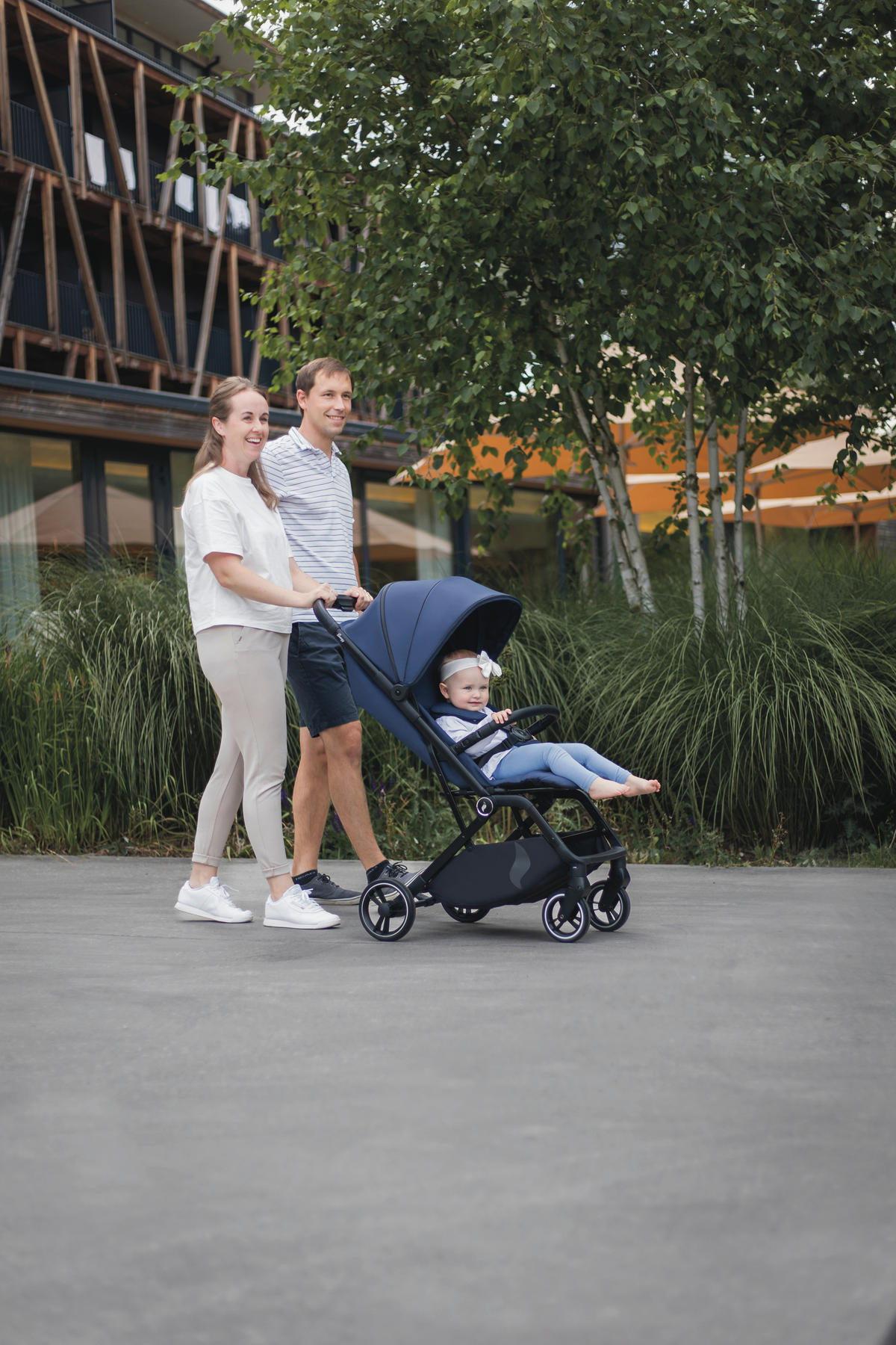 BUGGY Boogy 2 Cobalt  - Schwarz/Dunkelblau, Basics, Textil/Metall (51/105/84,5cm) - Osann