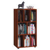 AKTENREGAL 60/114/40 cm  - Nussbaumfarben/Schwarz, Modern, Holzwerkstoff/Kunststoff (60/114/40cm) - MID.YOU