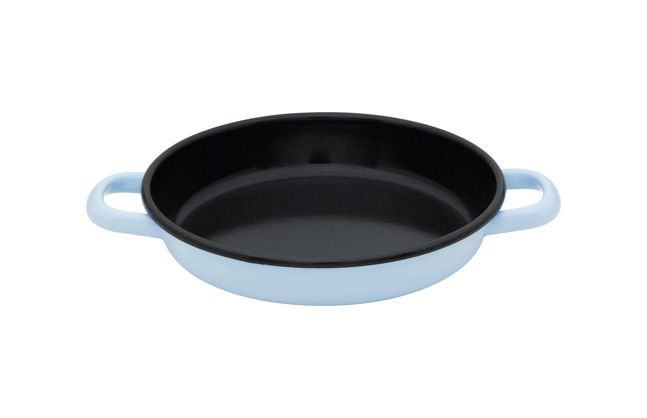 SERVIERPFANNE  - Blau, Basics, Metall (30,3/23,4/4cm) - Riess