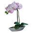 KUNSTPFLANZE Orchidee - Lila/Grün, Basics, Kunststoff/Textil (28cm)