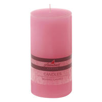 STUMPENKERZE  - Rosa, Basics, Paraffin (7,8/15,0cm) - Steinhart