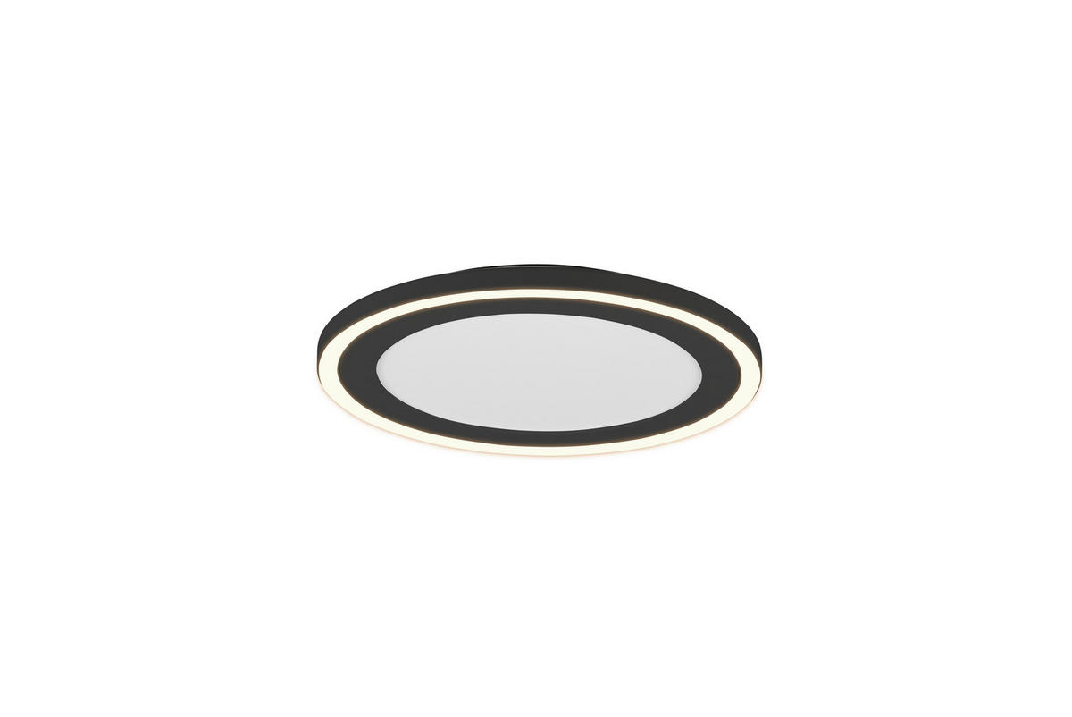 LED-TAKLAMPA 33/4 cm  - svart, Basics, plast (33/4cm)