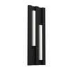 AUßENWANDLEUCHTE 14,5/5,5/41,5 cm   - Schwarz/Weiß, Trend, Kunststoff/Metall (14,5/5,5/41,5cm) - Eglo