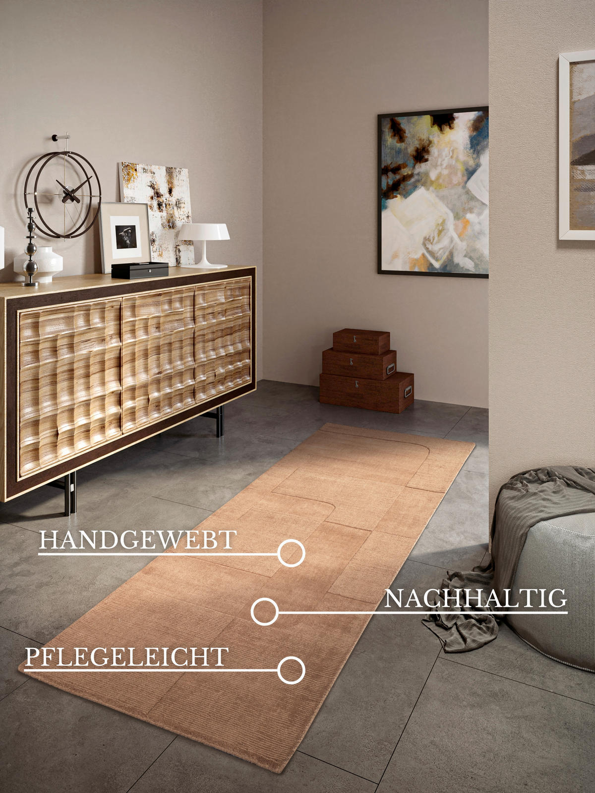 LÄUFER 80/250 cm Kollektion 1906 Kupferfarben  - Kupferfarben, Design, Textil (80/250cm) - Villeroy & Boch