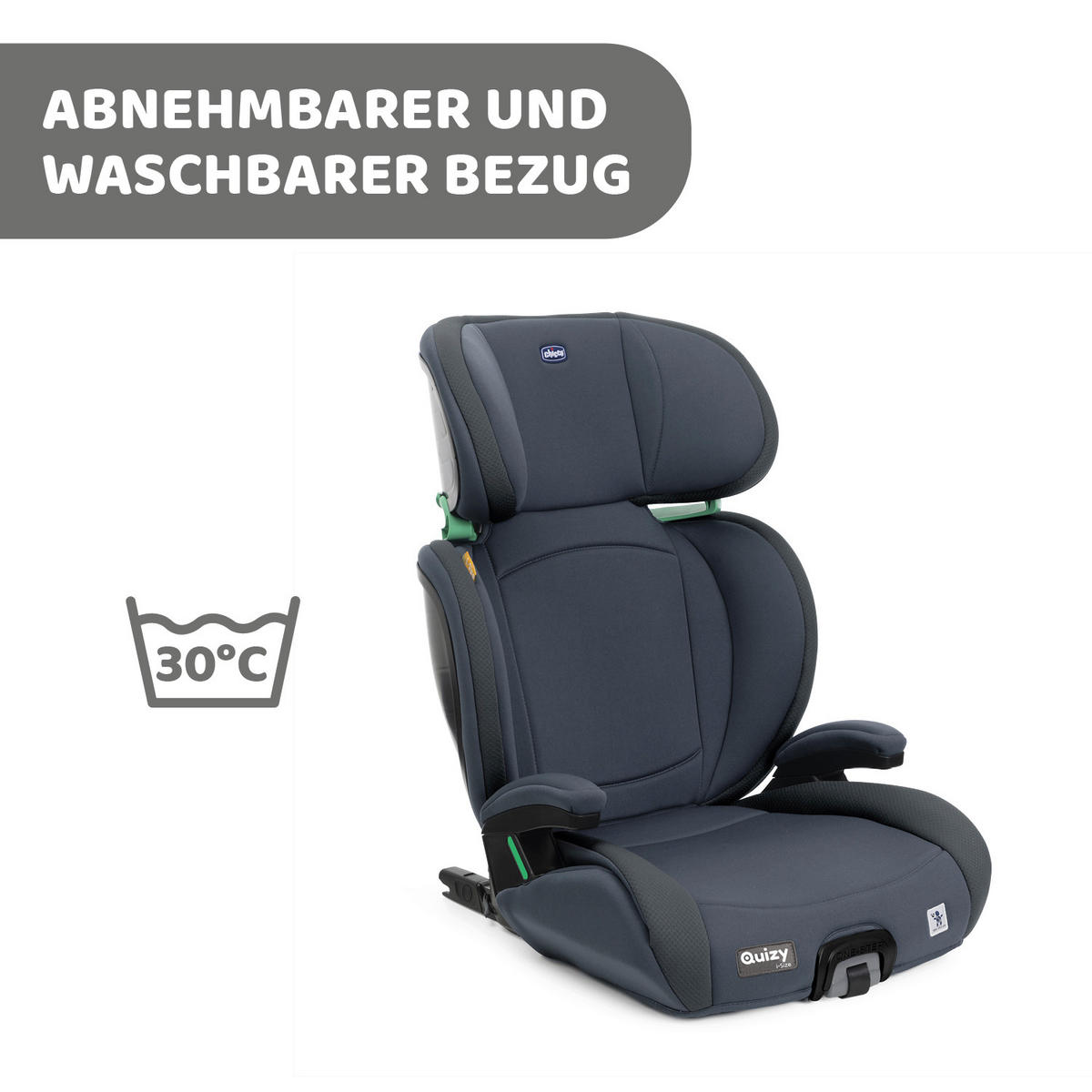 KINDERAUTOSITZ   - Graublau/Dunkelgrau, Basics (44/64/88/40cm) - Chicco