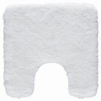 WC-VORLEGER Weiß 55/55 cm  - Weiß, Basics, Kunststoff/Textil (55/55cm) - Kleine Wolke