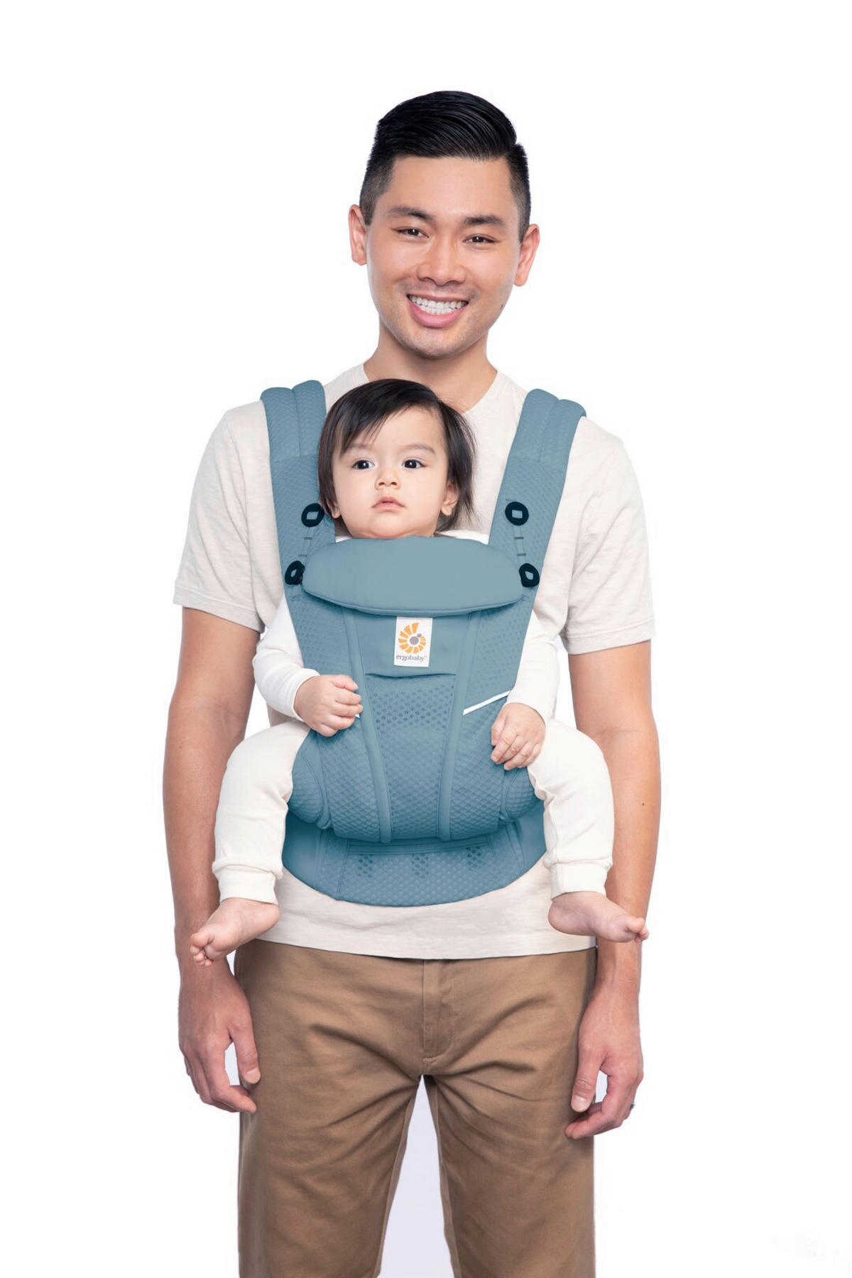 KENGUR NOSILJKA  Omni Breeze  - svetloplava, Osnovno, tekstil (0,7kg) - Ergo Baby