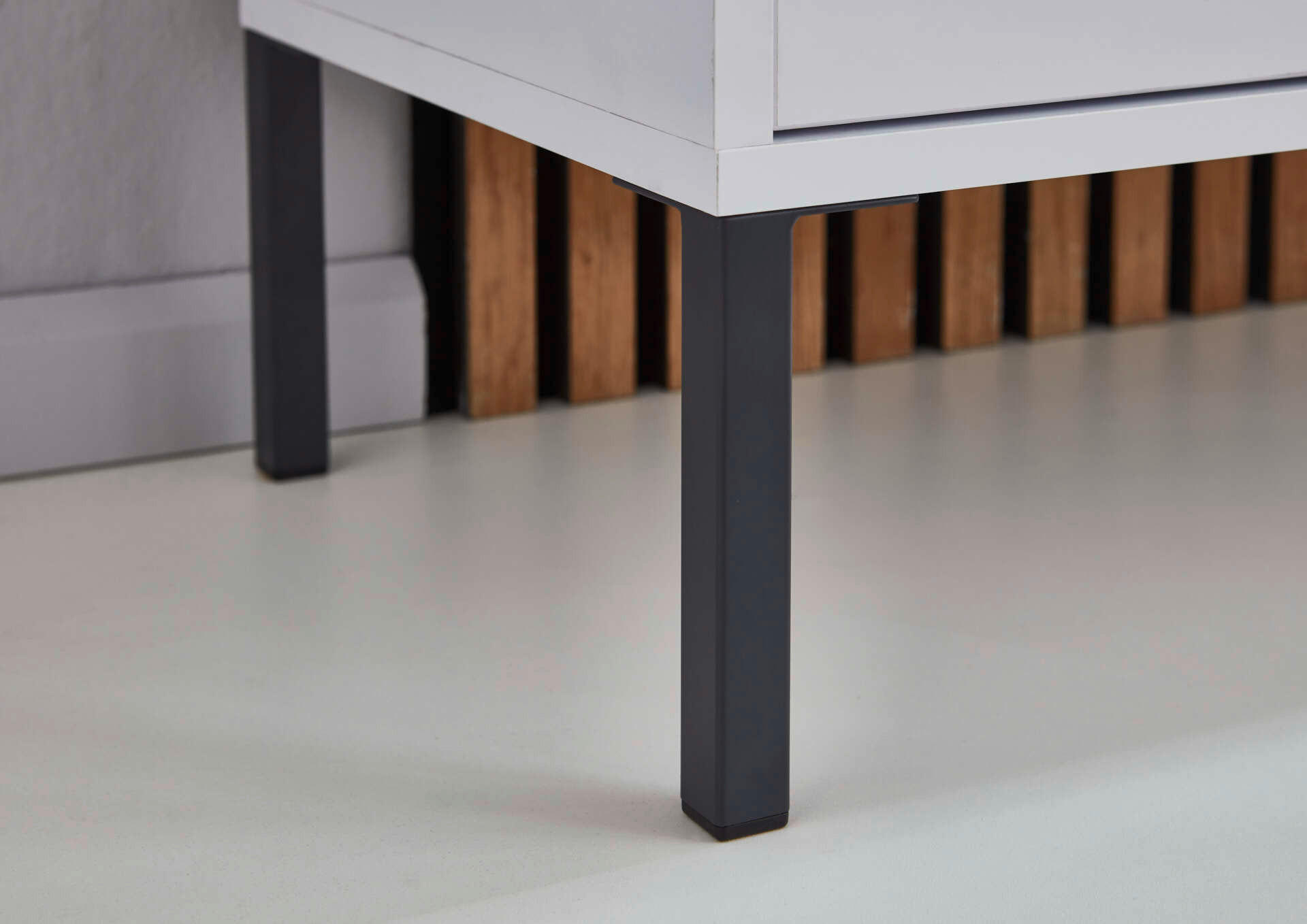 Thumbnail - Mid.you Sideboard Mailand Set 1 + MF, Weiß, Weiß Hochglanz, Holzwerkstoff, 8 Schubladen, 158x86x33 cm, erweiterbar, steh...