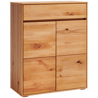 SCHUHSCHRANK Wildkernbuche furniert, massiv Kernbuche  - Kernbuche, Natur, Holz/Holzwerkstoff (85/105/38cm) - Cantus