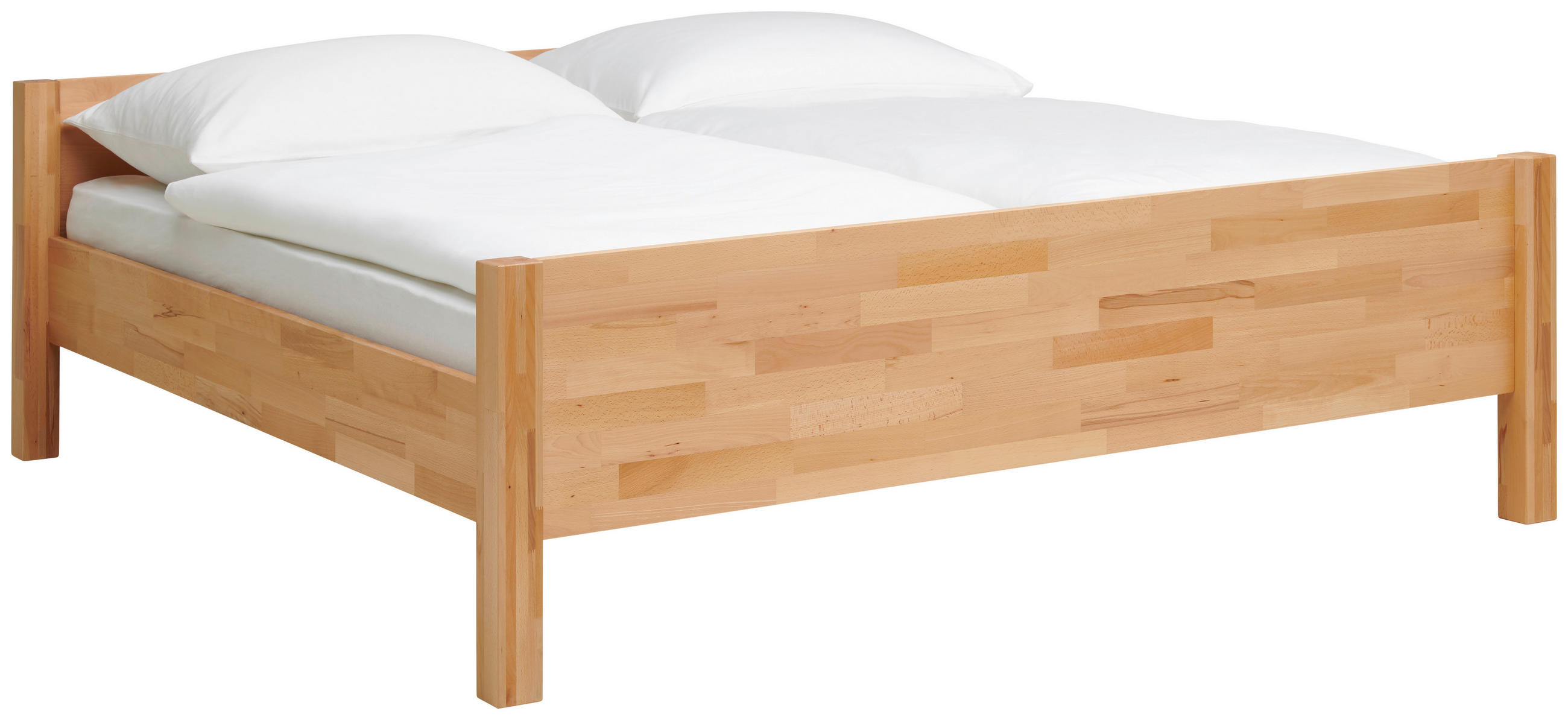 POSTEĽ, 180/200 cm, jadrový buk - jadrový buk, Natur, drevo (180/200cm) - MID.YOU