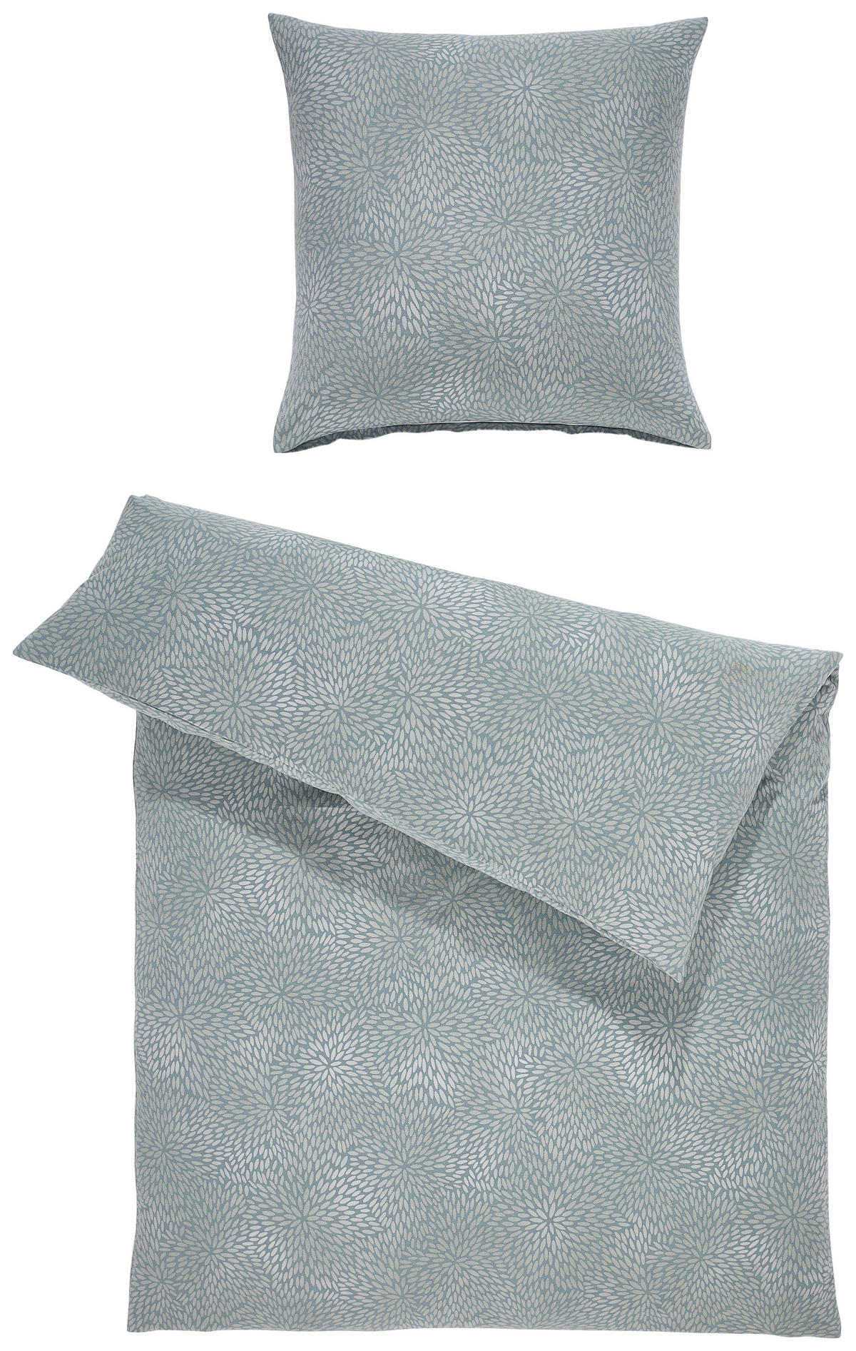 BETTWÄSCHE Atelier Flanell 135/200 cm  - Grün, Basics, Textil (135/200cm) - Estella