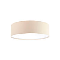 DECKENLEUCHTE Lumi Light 50/20 cm   - Creme, Design, Kunststoff/Textil (50/20cm)