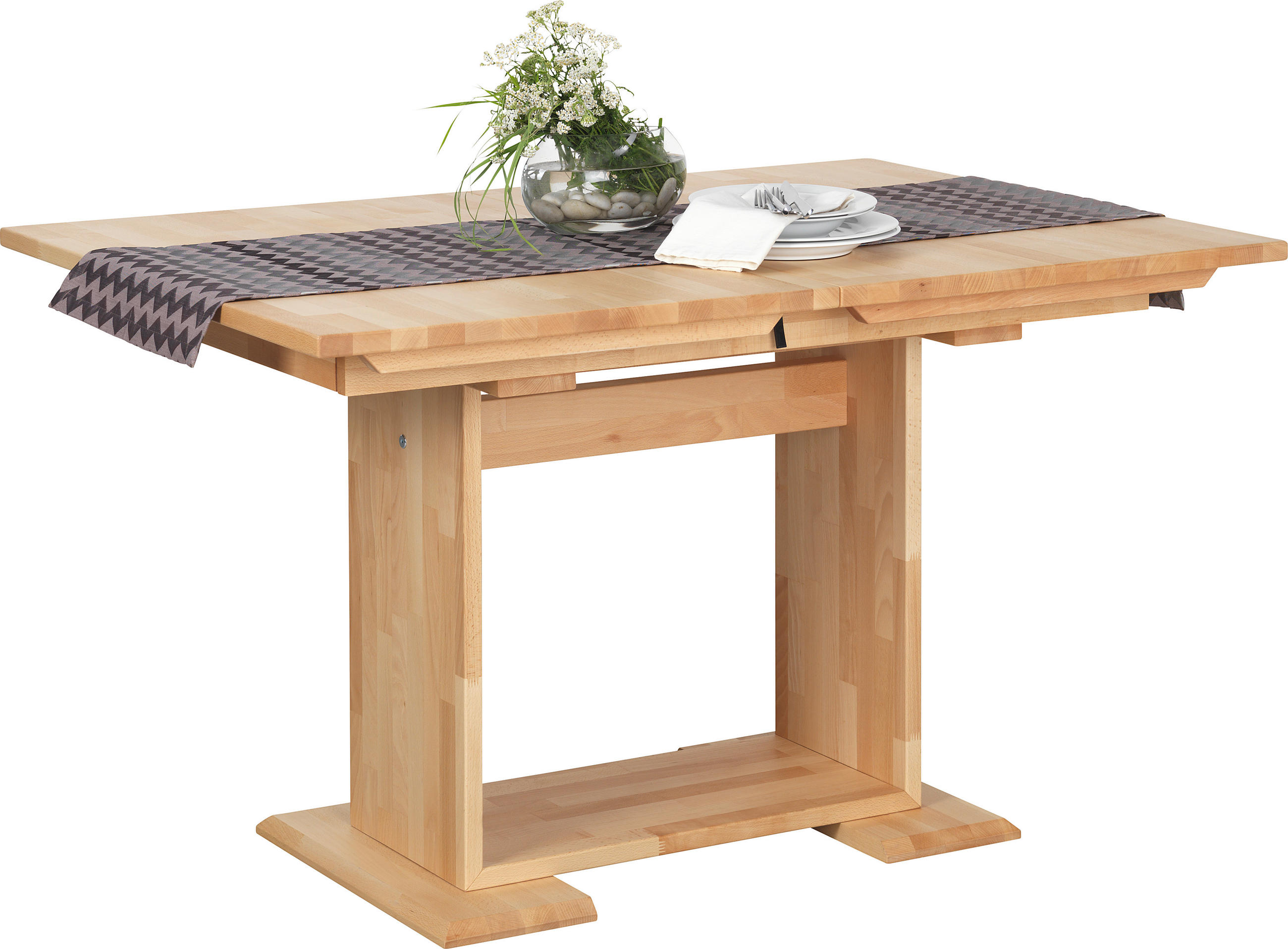 ESSTISCH in Holz 130/90/75 cm  - Buchefarben, Konventionell, Holz (130/90/75cm) - Livetastic
