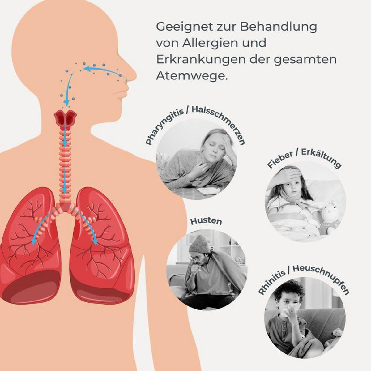 INHALATOR NuvitaMed  - Basics (14/12/23cm)