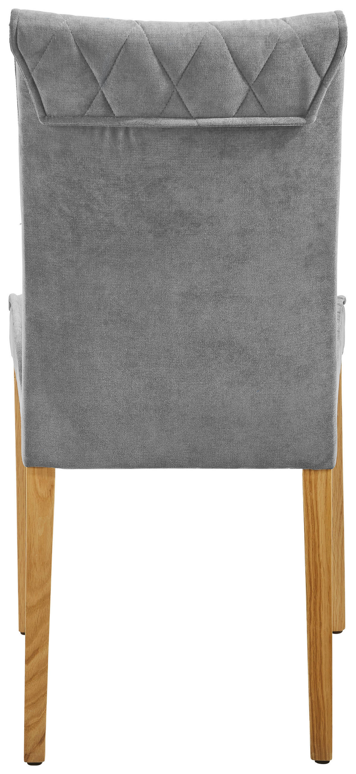 STOLICA  siva, boja hrasta       - siva/boja hrasta, Konvencionalno, drvo/tekstil (46/95/64cm) - Cantus