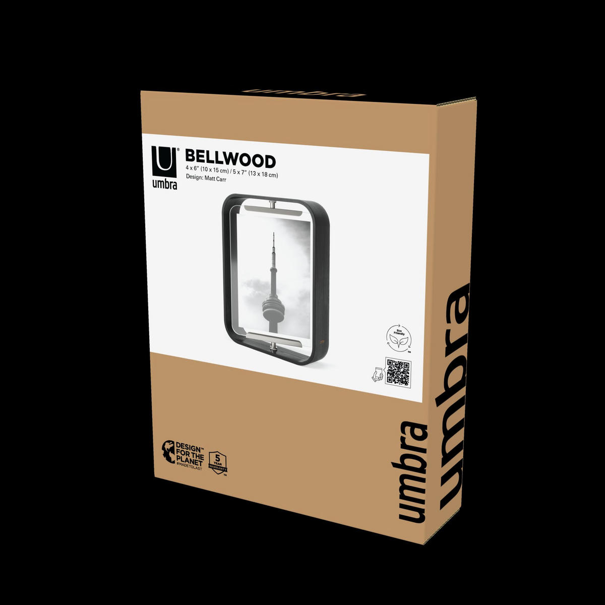 BILDERRAHMEN - Schwarz, KONVENTIONELL, Glas/Holz (19/24/5cm) - Umbra
