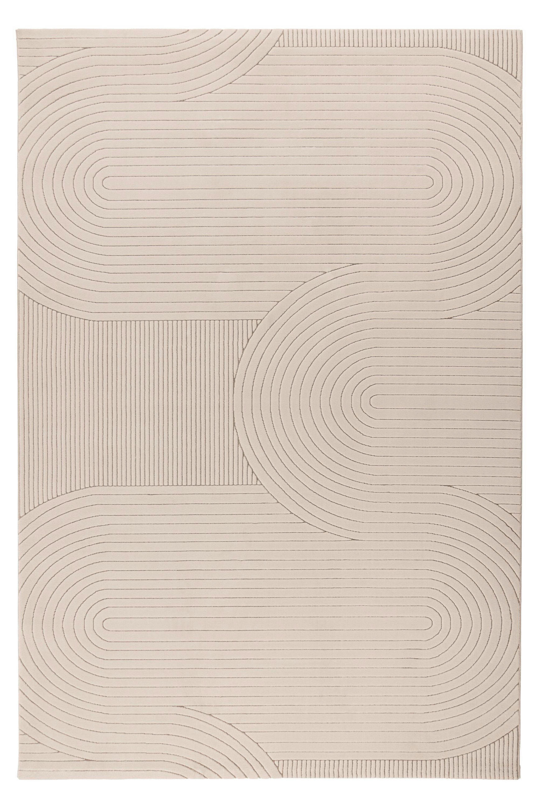 WEBTEPPICH Batucci Taupe  - Taupe, Design, Textil (120cm) - Batucci