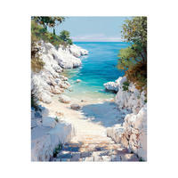 LEINWANDBILD Landschaft & Natur, Strand & Meer 70/100 cm  - Multicolor, Basics, Holz/Textil (70/100cm)