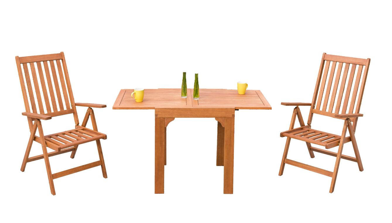 BALKONSET  - Naturfarben, MODERN, Holz - Gardenson