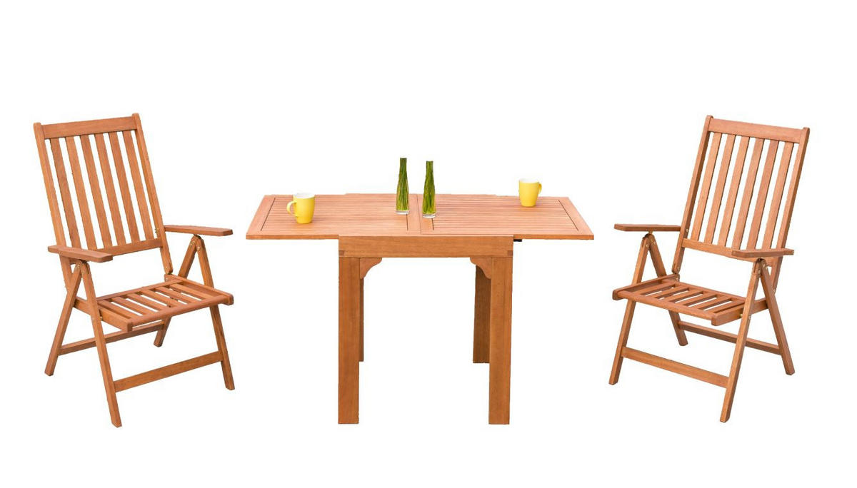 BALKONSET  - Naturfarben, MODERN, Holz - Gardenson