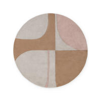 WOLLTEPPICH 160 cm Westminster Windmill Creme, Multicolor rund  - Multicolor/Creme, Basics, Textil (160cm) - Ted Baker