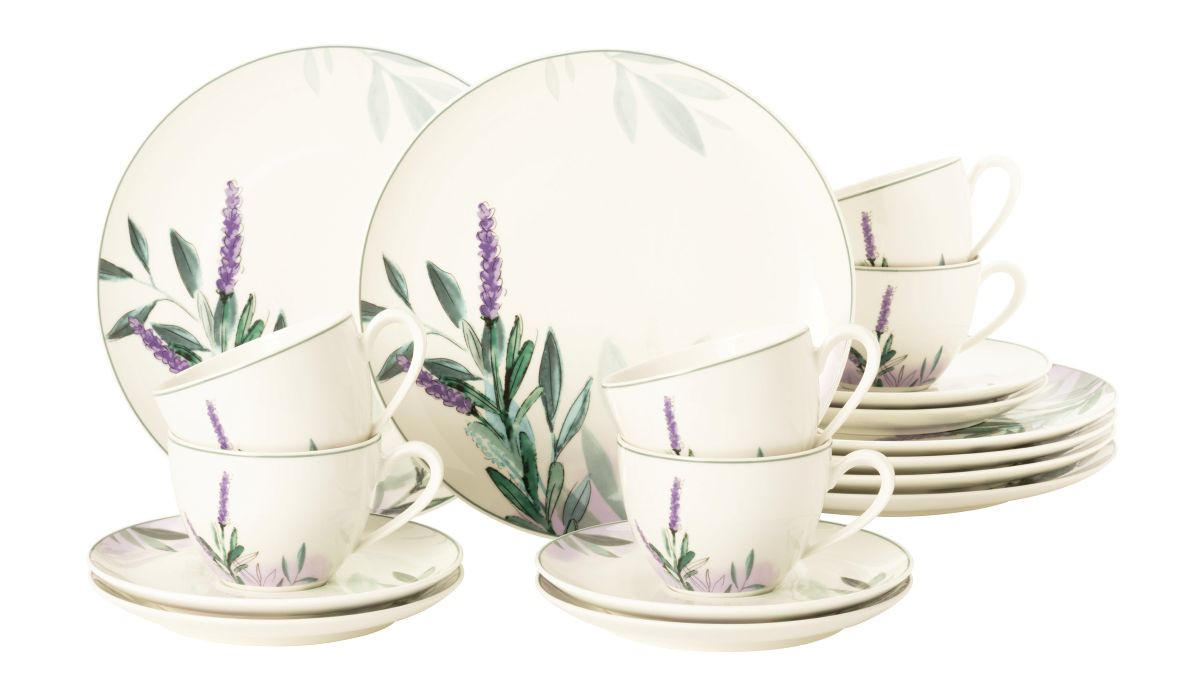 Seltmann Weiden KÁVOVÁ SOUPRAVA porcelán keramika