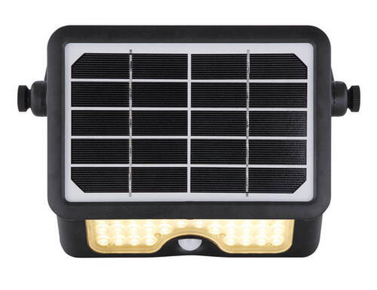 SOLARLEUCHTE 23,2/15/3,4 cm   - Schwarz, Basics, Kunststoff (23,2/15/3,4cm) - Globo