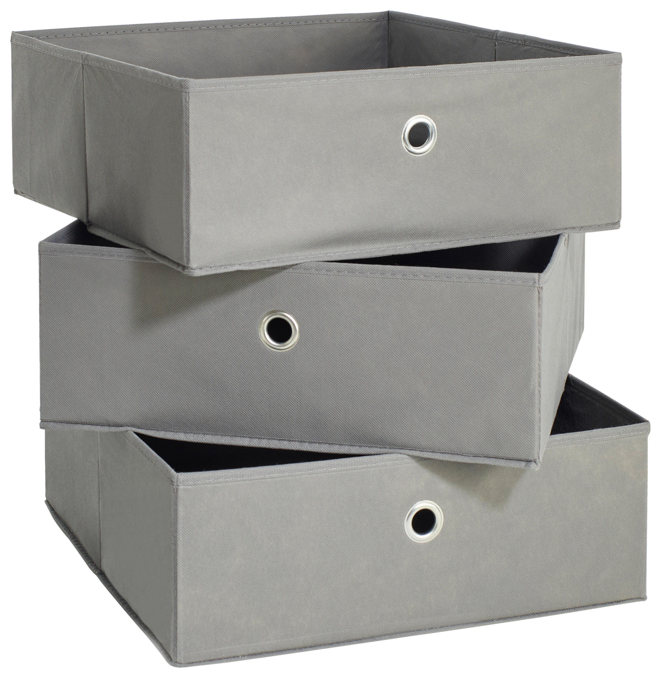 Aufbewahrungsbox Universal 3er-Set Textil 41x16x41