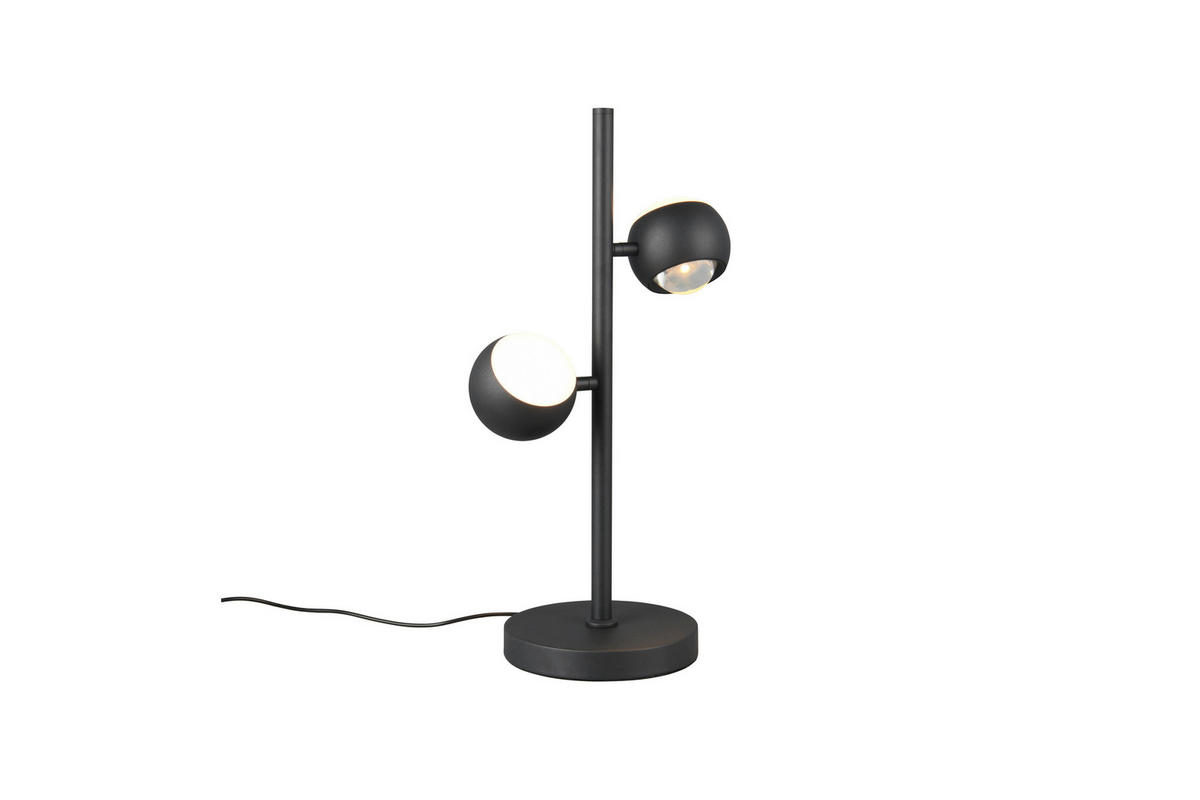 LED-TISCHLEUCHTE 26,5/16/50 cm   - Schwarz, KONVENTIONELL, Metall (26,5/16/50cm) - Musterring