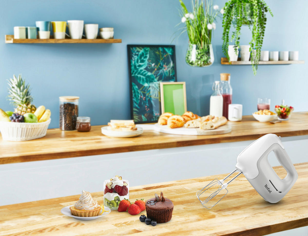 HANDMIXER  - Weiß, Basics, Kunststoff (11,4/21,7/21cm) - Tefal