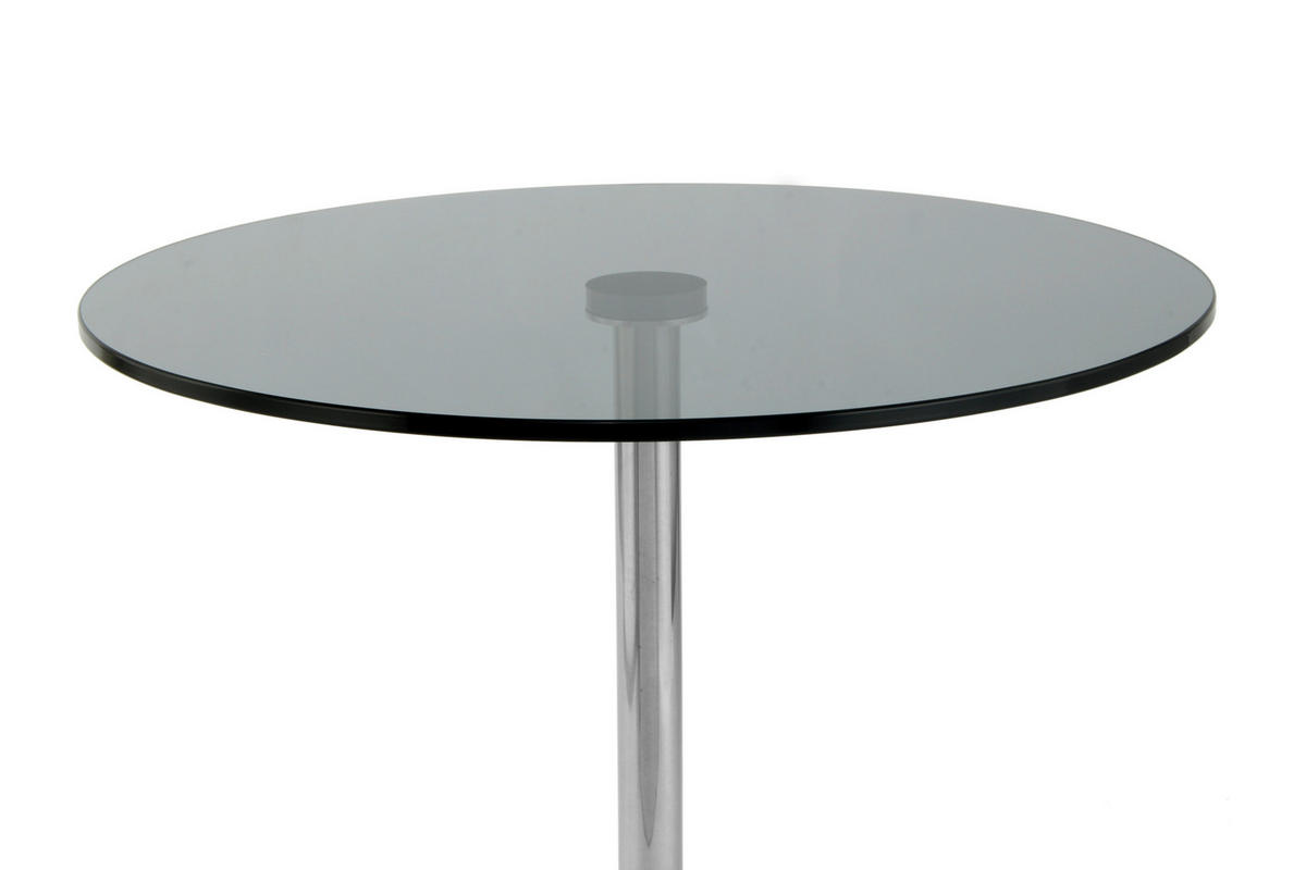 BEISTELLTISCH in Metall, Glas, Stein 46/46/53 cm  - Graphitfarben/Schwarz, Design, Glas/Stein (46/46/53cm) - Kayoom