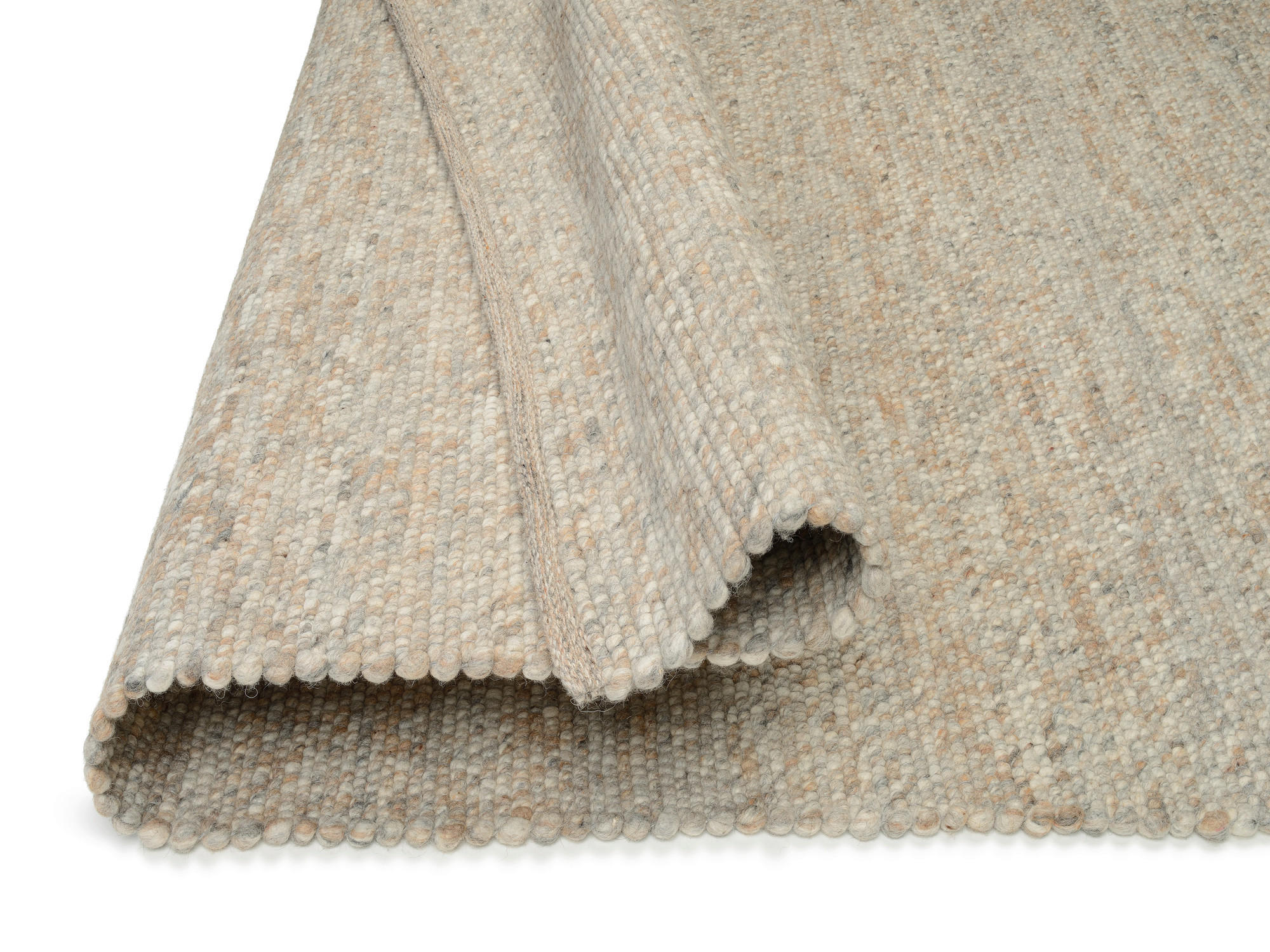 HANDWEBTEPPICH 200/200 cm Helsinki Gelb  - Gelb, Basics, Textil (200/200cm) - Linea Natura