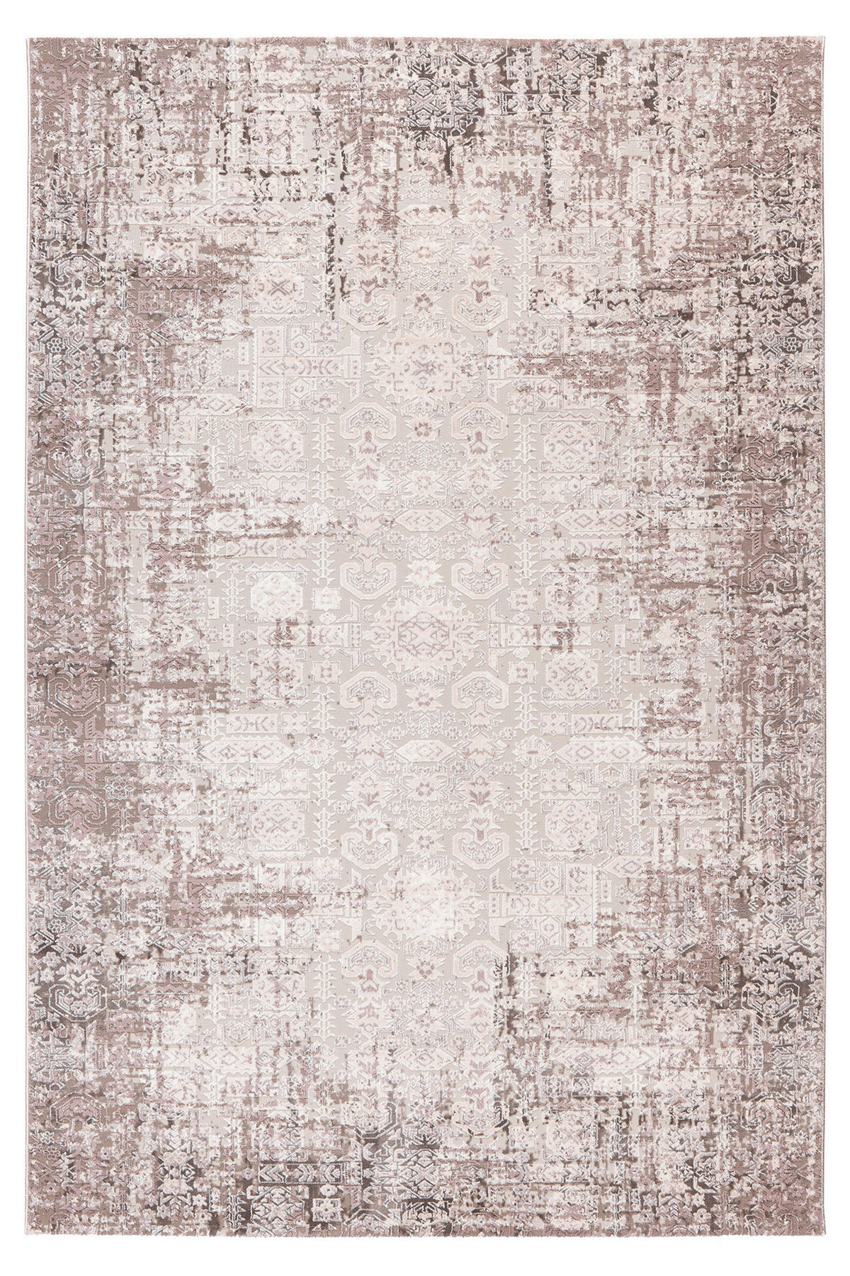 VINTAGE-TEPPICH 80/150 cm My Phönix Taupe  - Taupe, LIFESTYLE, Textil (80/150cm) - Obsession