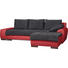 WOHNLANDSCHAFT in Textil Rot, Schwarz - Wengefarben/Rot, Design, Holz/Textil (278/198cm) - Carryhome WOHNLANDSCHAFT in Textil Rot, Schwarz - Wengefarben/Rot, Design, Holz/Textil (278/198cm) - Carryhome